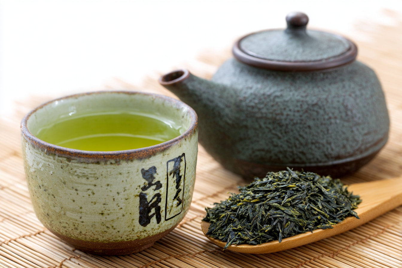 Prémiový zelený čaj v keramickej miske – GreenRitual